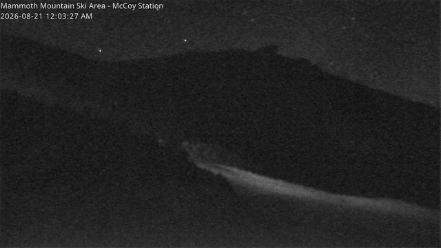 time-lapse frame, Mammoth McCoy webcam