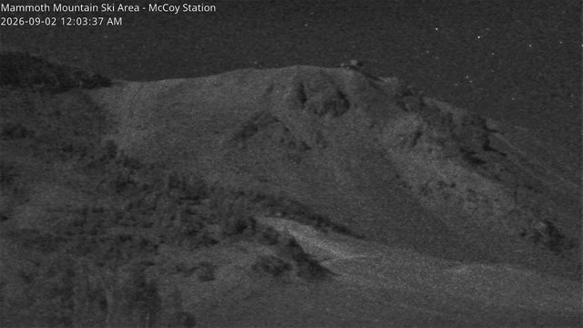 time-lapse frame, Mammoth McCoy webcam