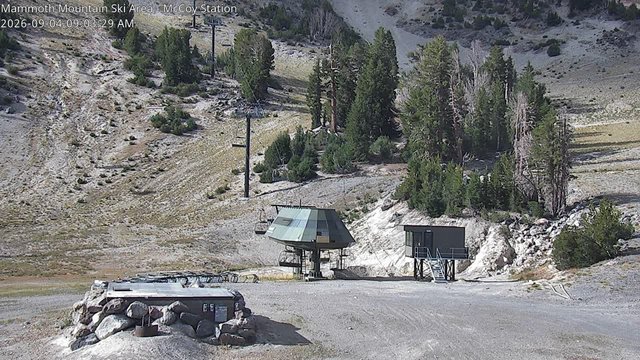time-lapse frame, Mammoth McCoy webcam