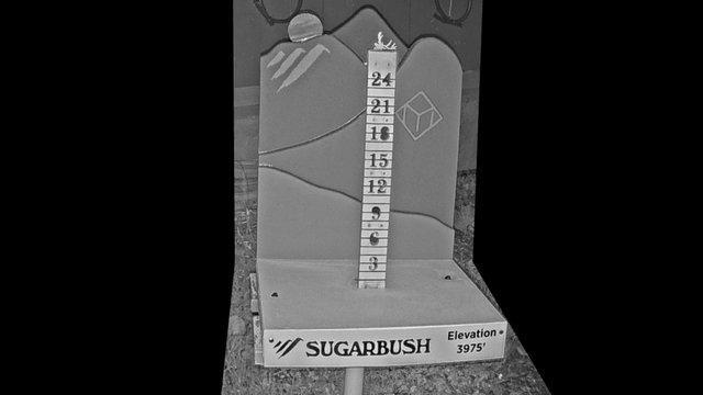 time-lapse frame, Sugarbush Summit Snow Stake webcam