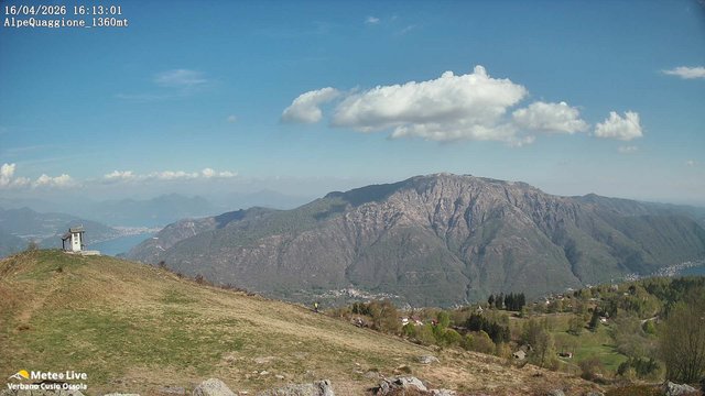 time-lapse frame, Germagno Alpe Quaggione Monte Zucaro webcam