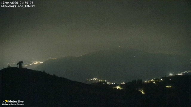 time-lapse frame, Germagno Alpe Quaggione Monte Zucaro webcam