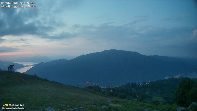 time-lapse frame, Germagno Alpe Quaggione Monte Zucaro webcam