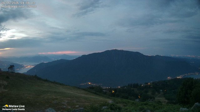 time-lapse frame, Germagno Alpe Quaggione Monte Zucaro webcam
