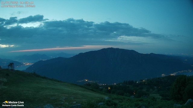 time-lapse frame, Germagno Alpe Quaggione Monte Zucaro webcam