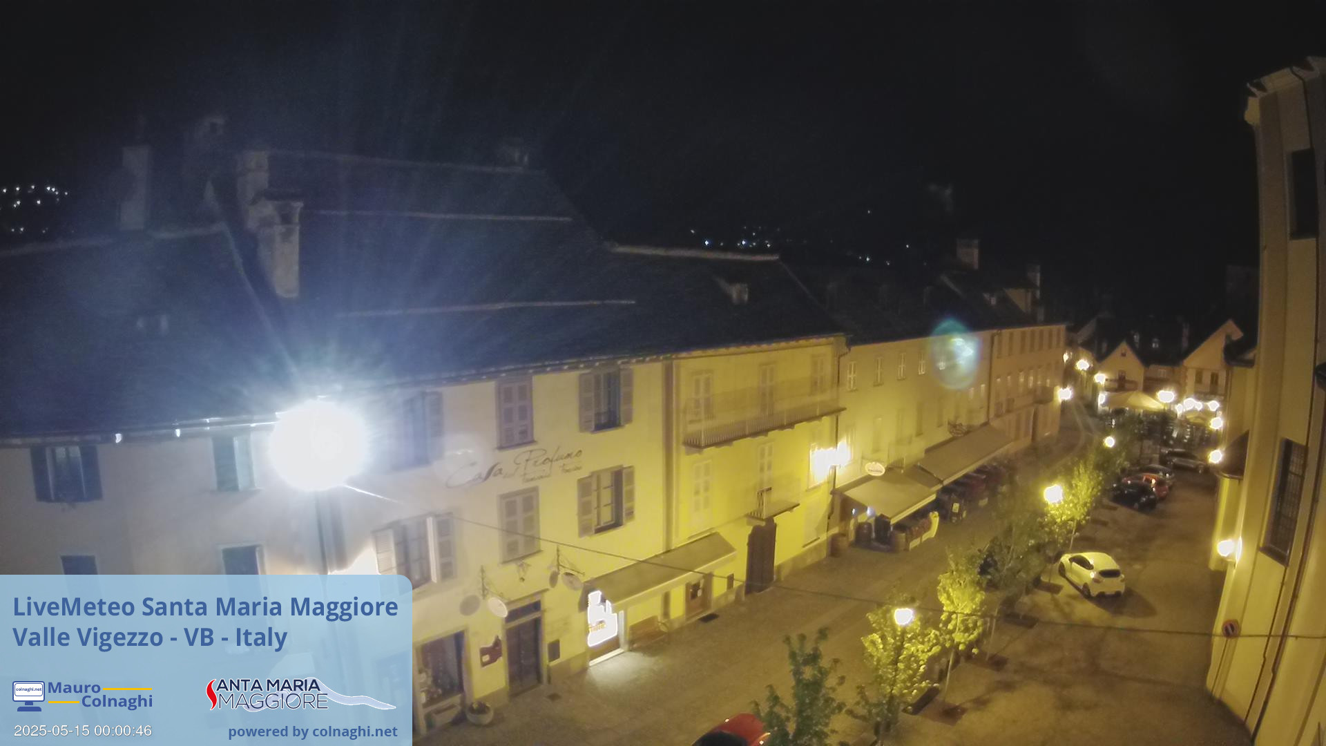 time-lapse frame, Santa Maria webcam