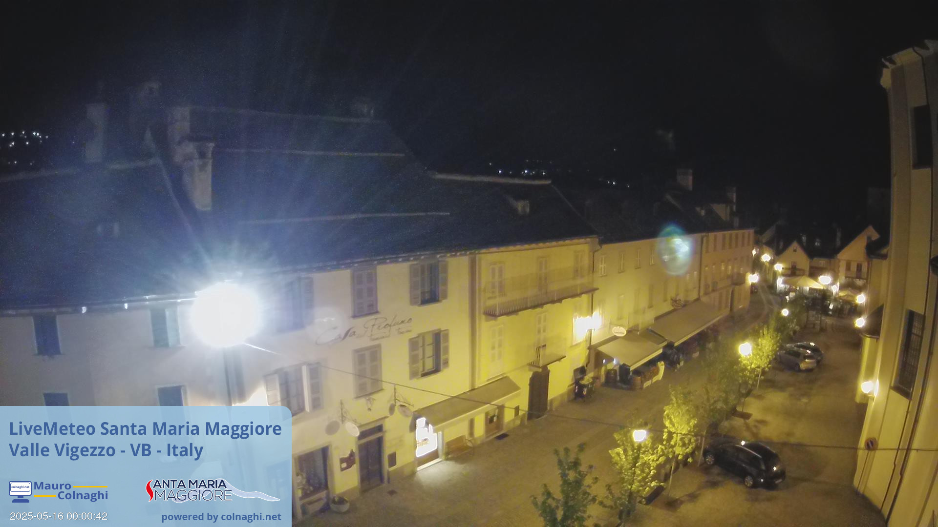 time-lapse frame, Santa Maria webcam