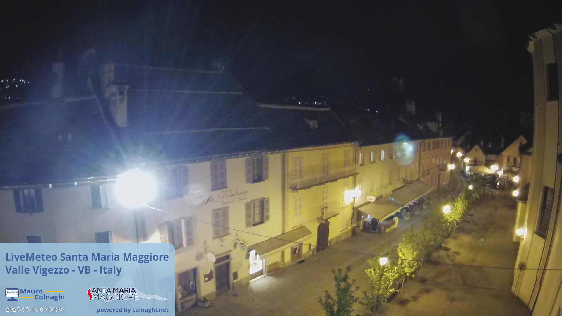 time-lapse frame, Santa Maria webcam