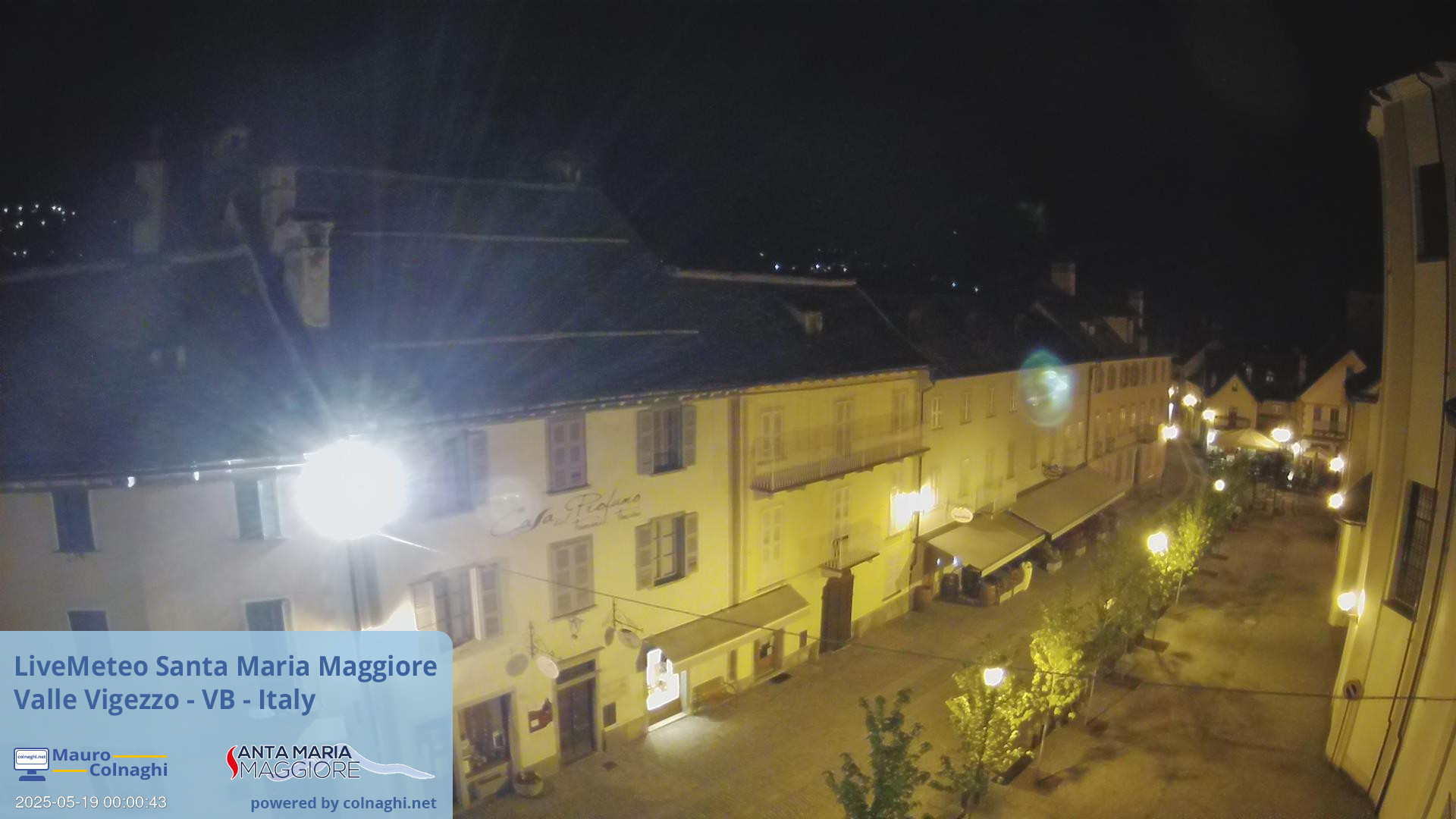 time-lapse frame, Santa Maria webcam