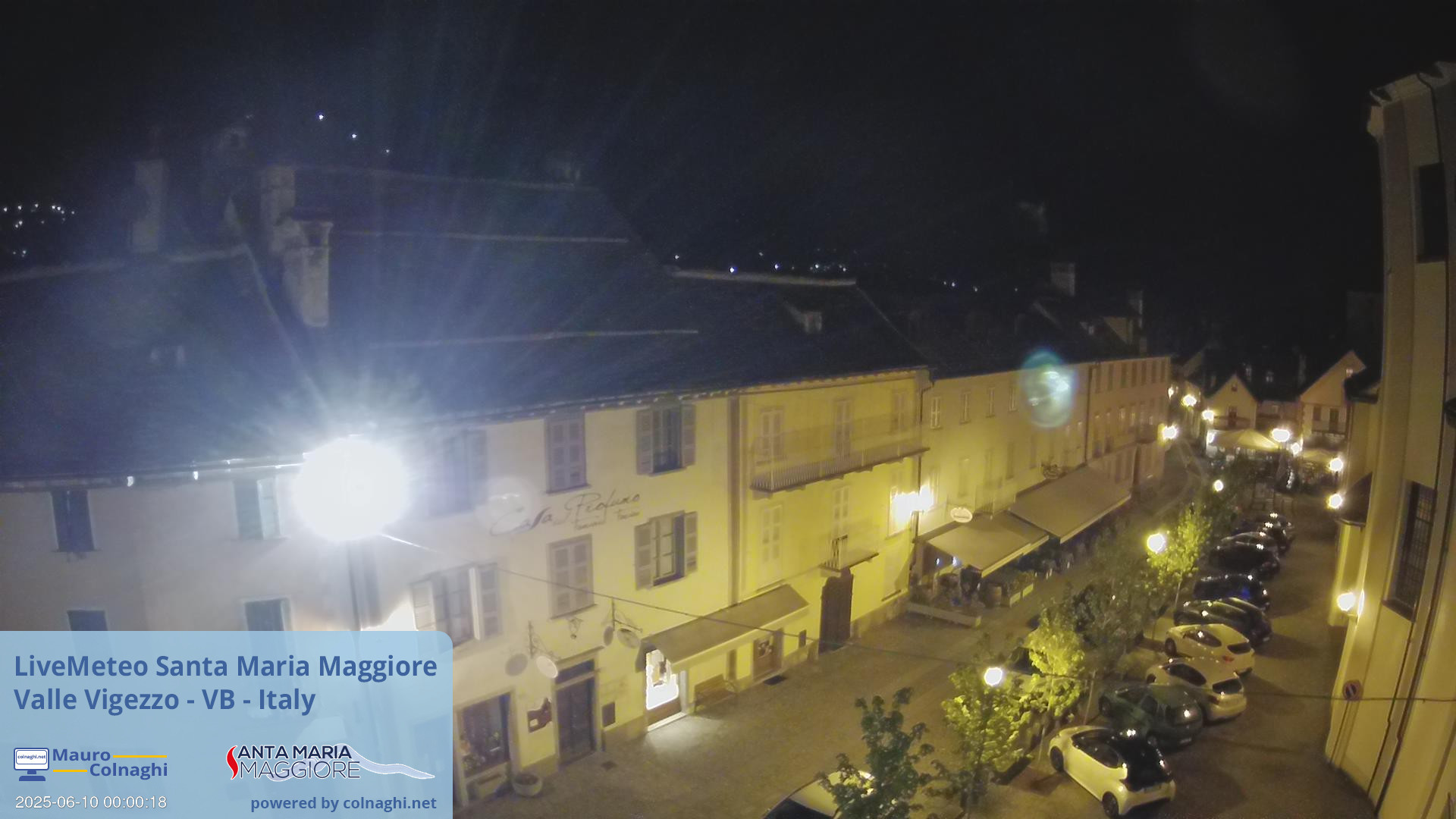 time-lapse frame, Santa Maria webcam