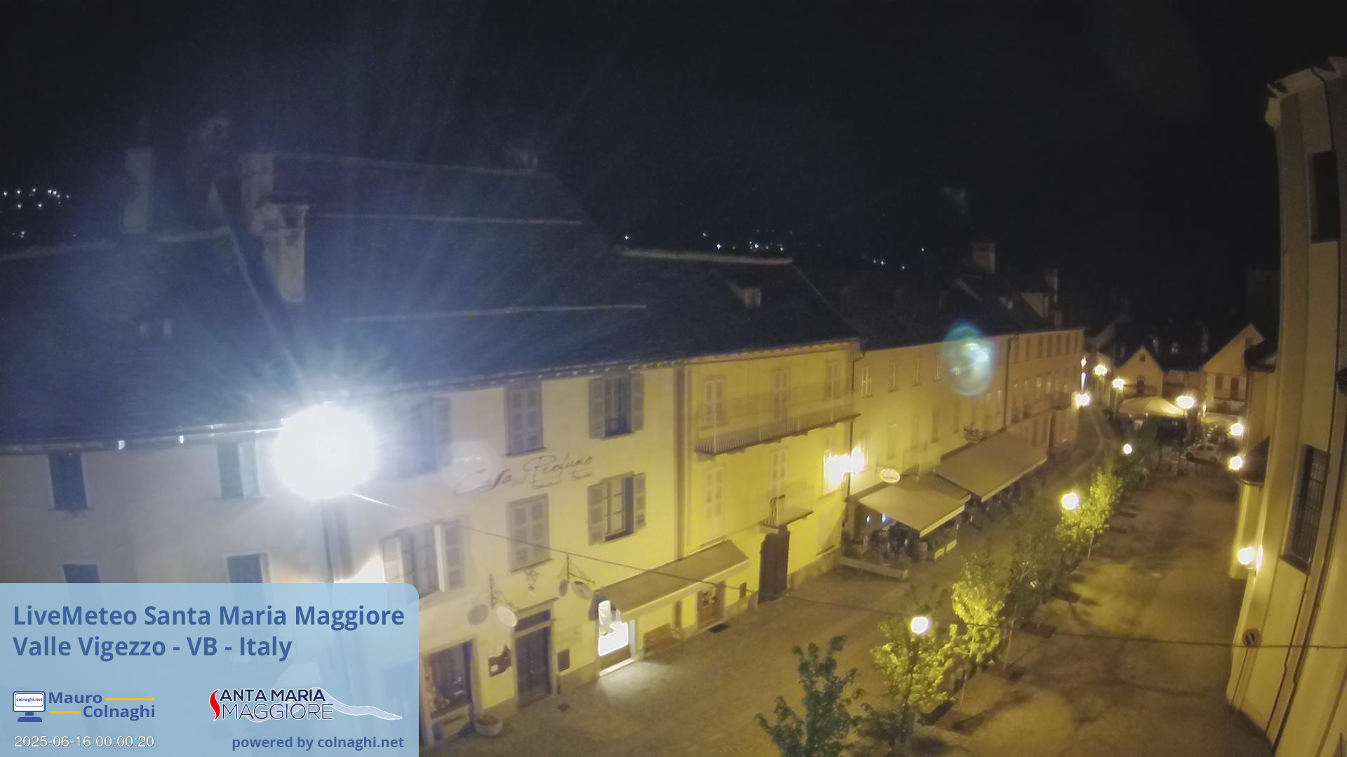 time-lapse frame, Santa Maria webcam