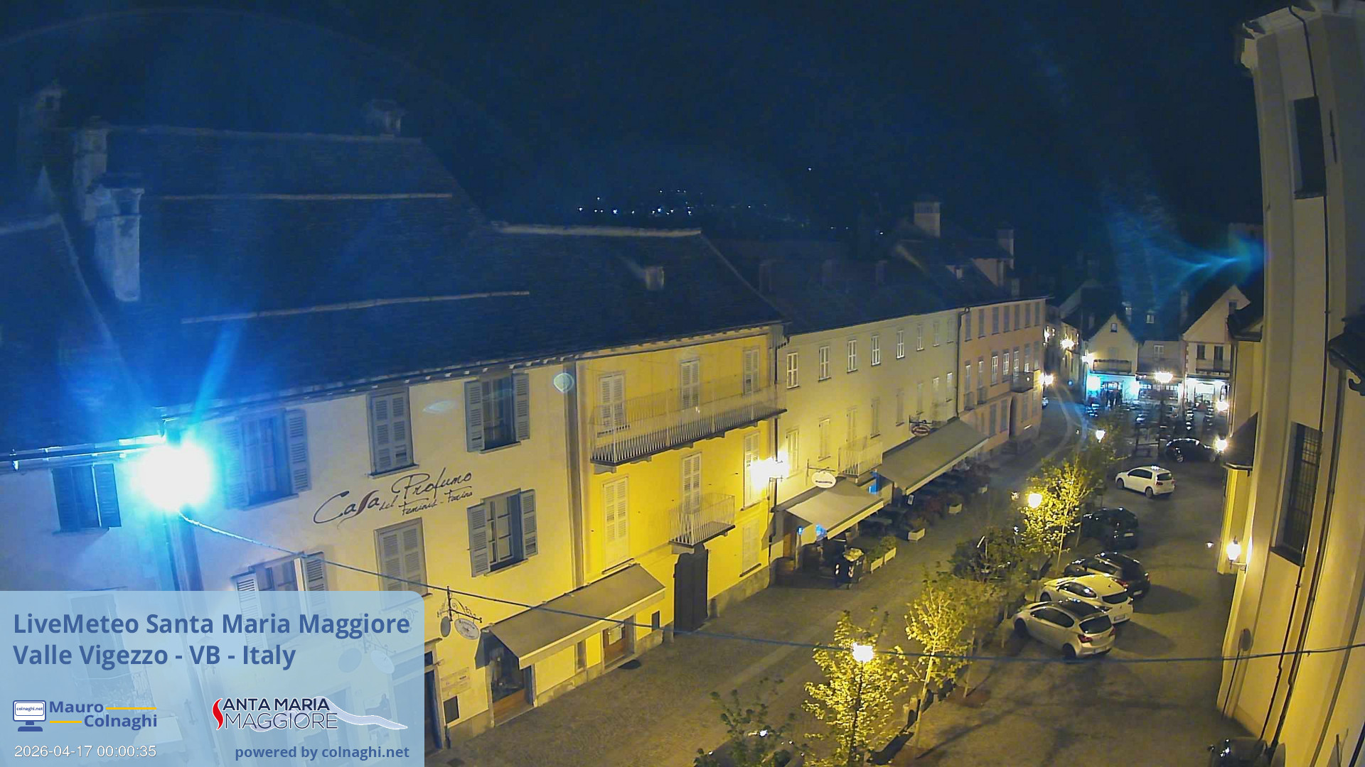 time-lapse frame, Santa Maria webcam