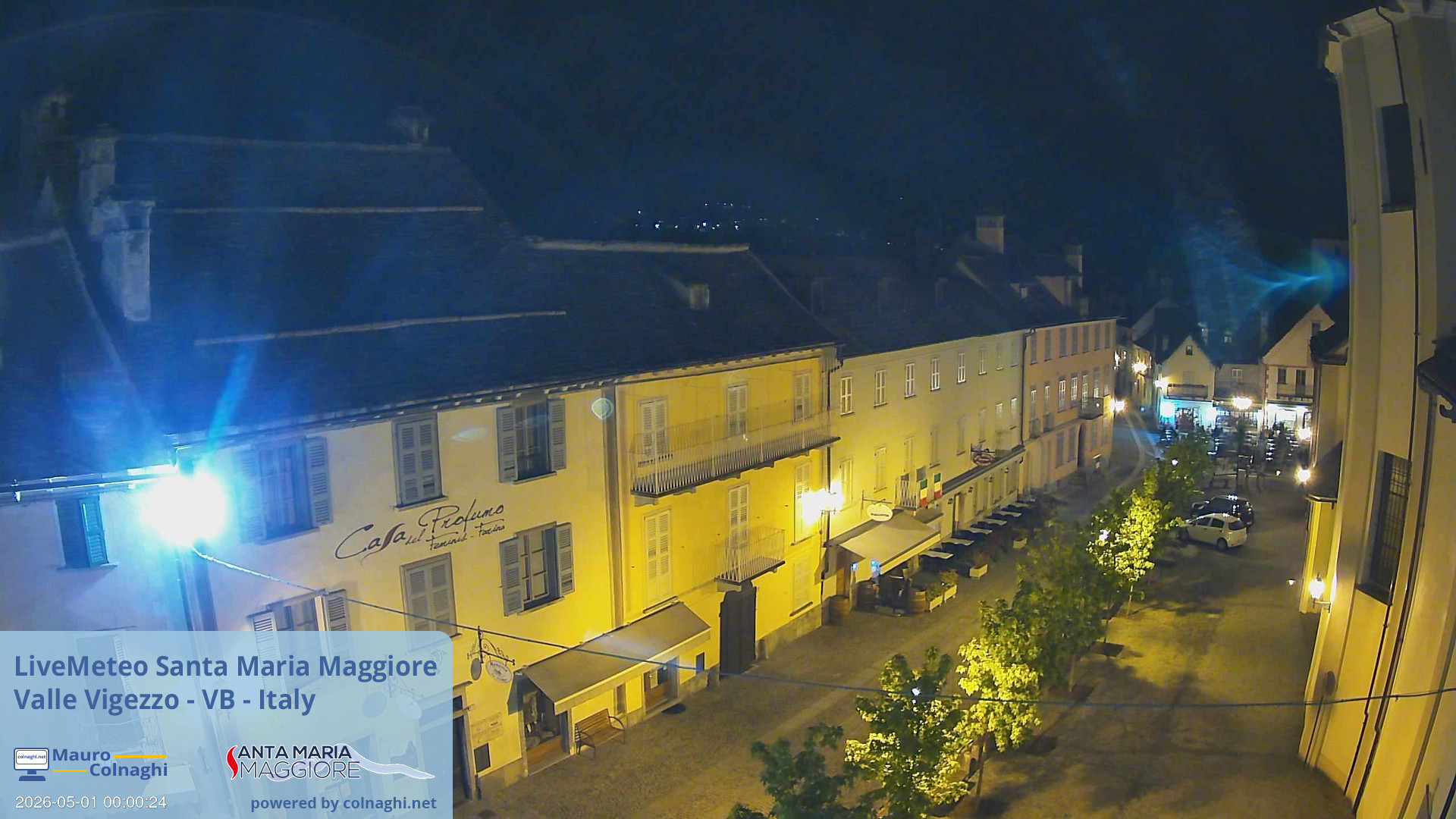 time-lapse frame, Santa Maria webcam