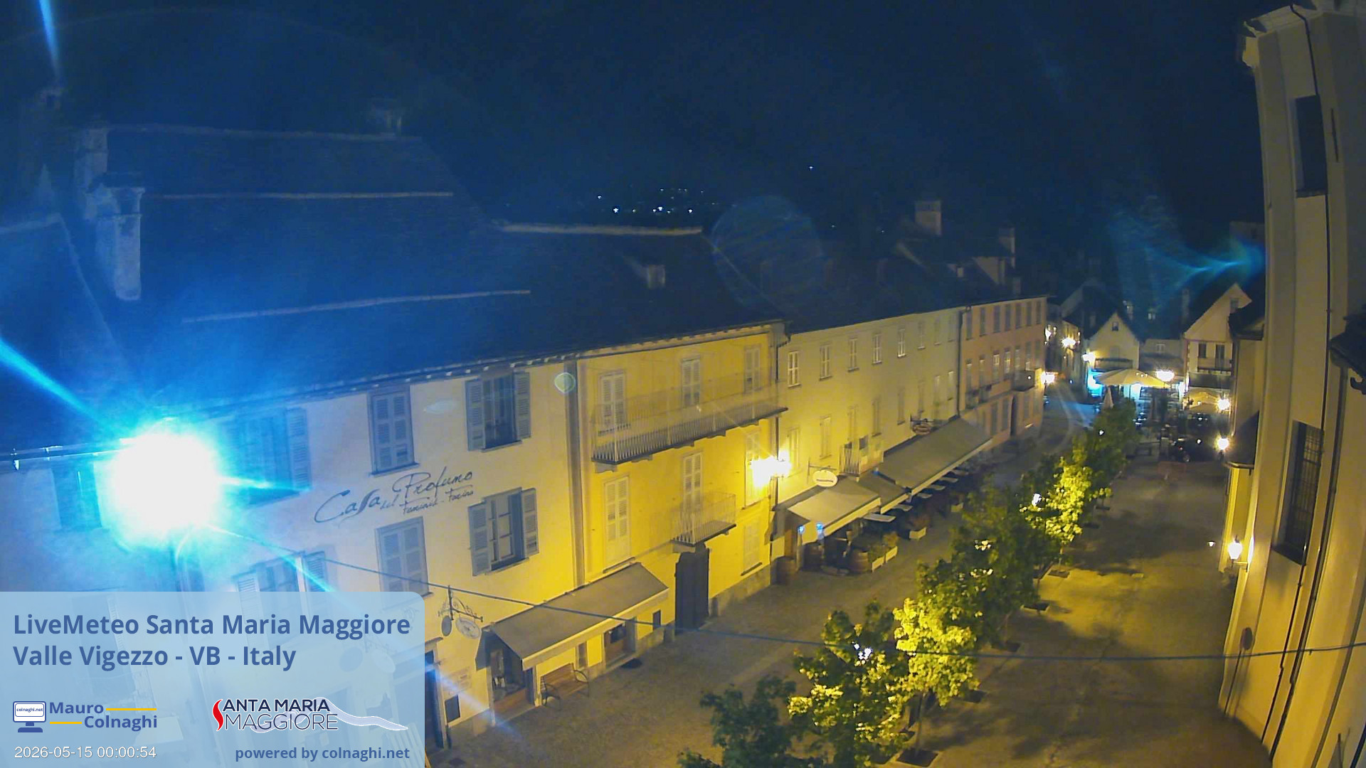 time-lapse frame, Santa Maria webcam