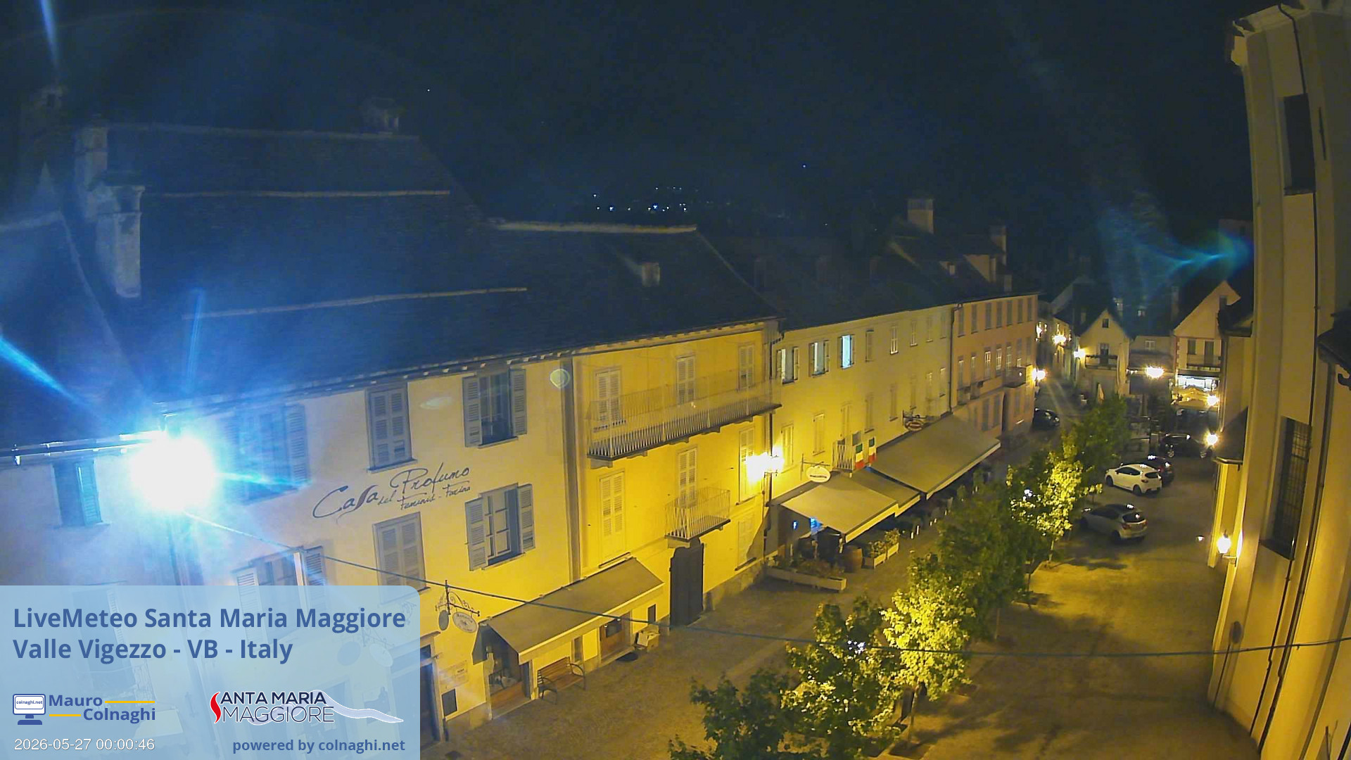 time-lapse frame, Santa Maria webcam