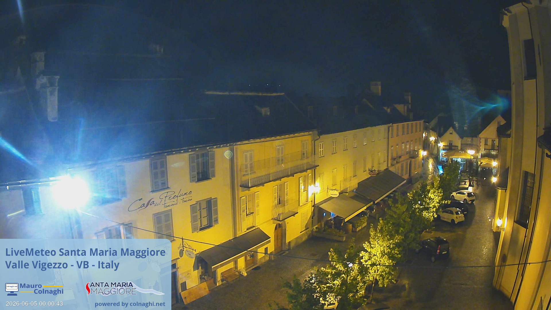 time-lapse frame, Santa Maria webcam