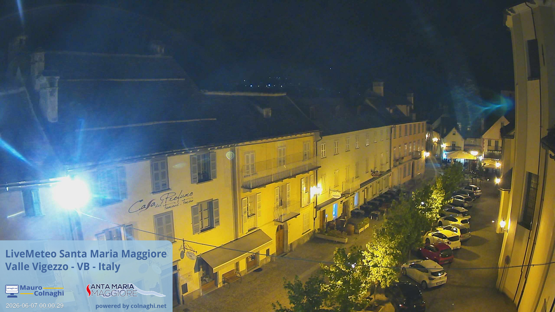 time-lapse frame, Santa Maria webcam