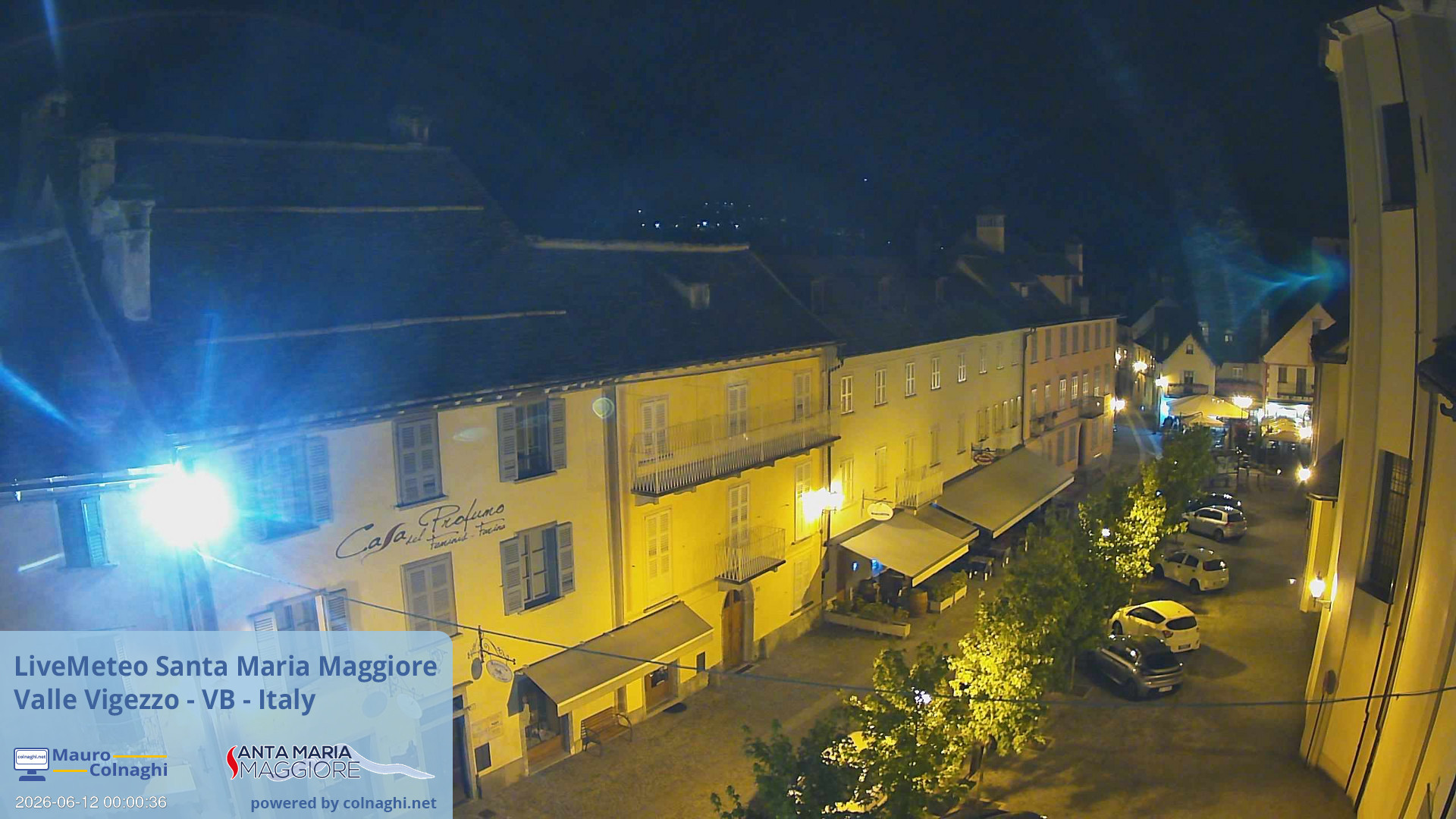 time-lapse frame, Santa Maria webcam