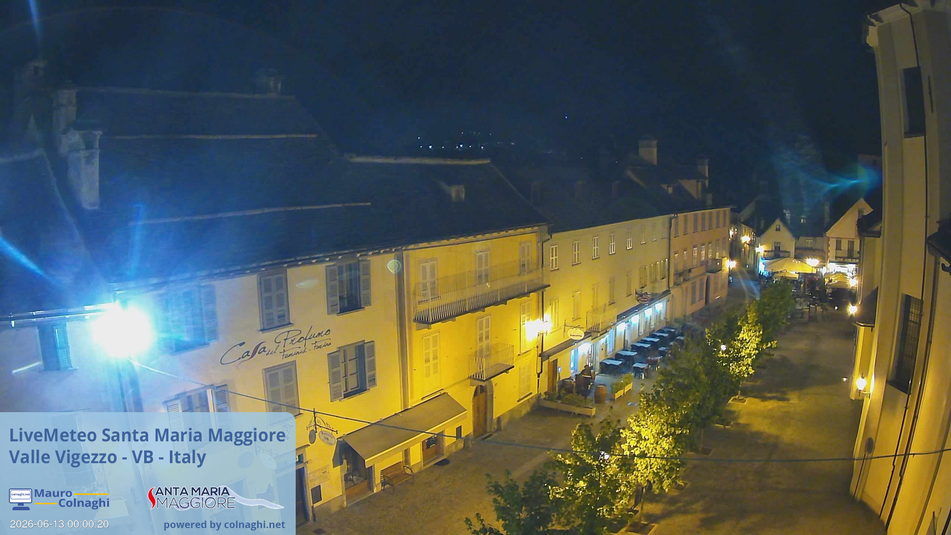 time-lapse frame, Santa Maria webcam