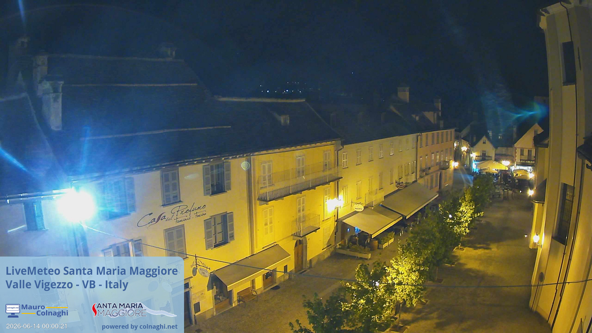 time-lapse frame, Santa Maria webcam