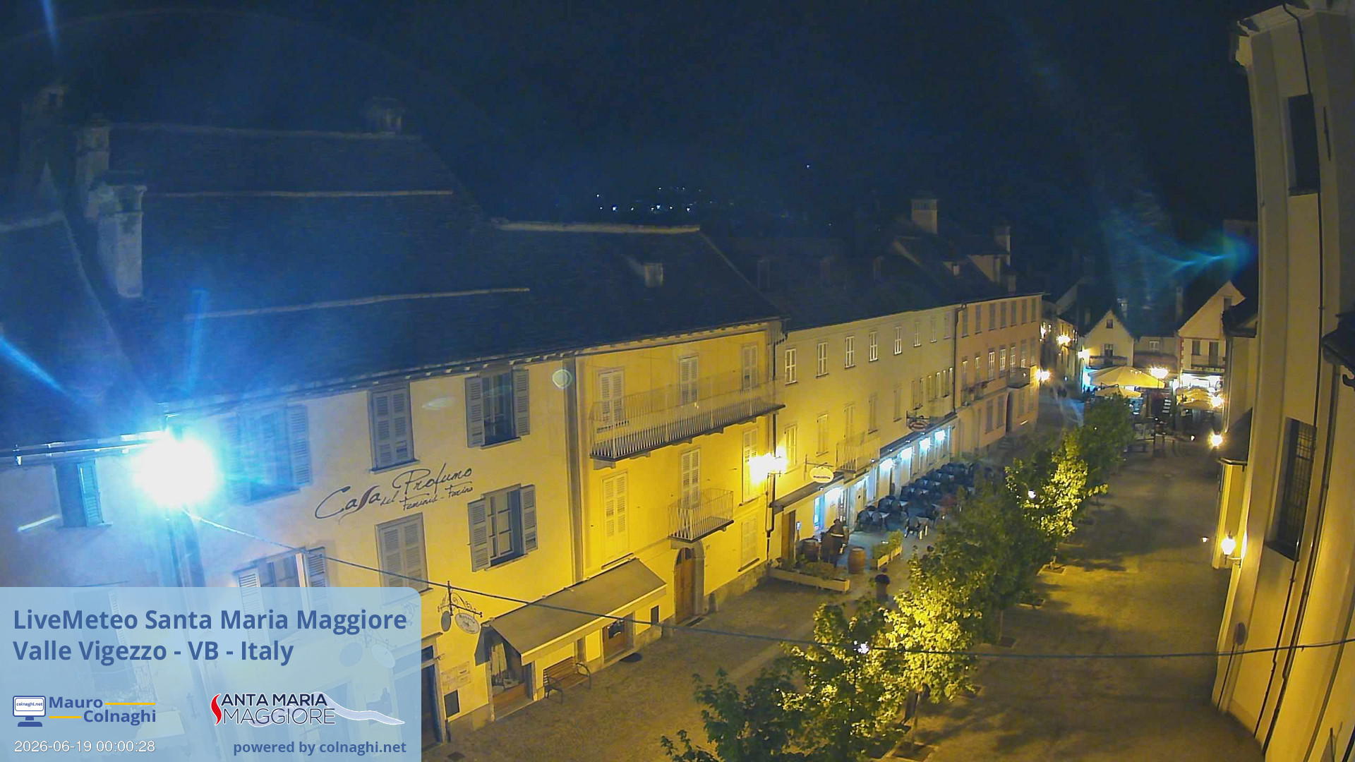 time-lapse frame, Santa Maria webcam