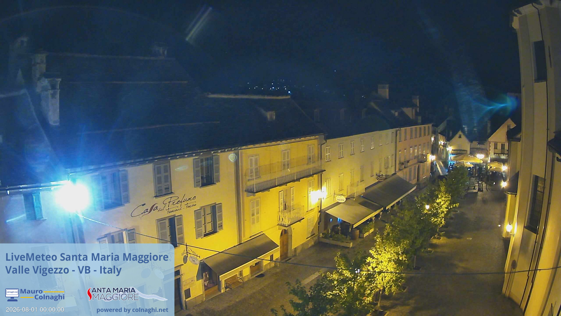 time-lapse frame, Santa Maria webcam