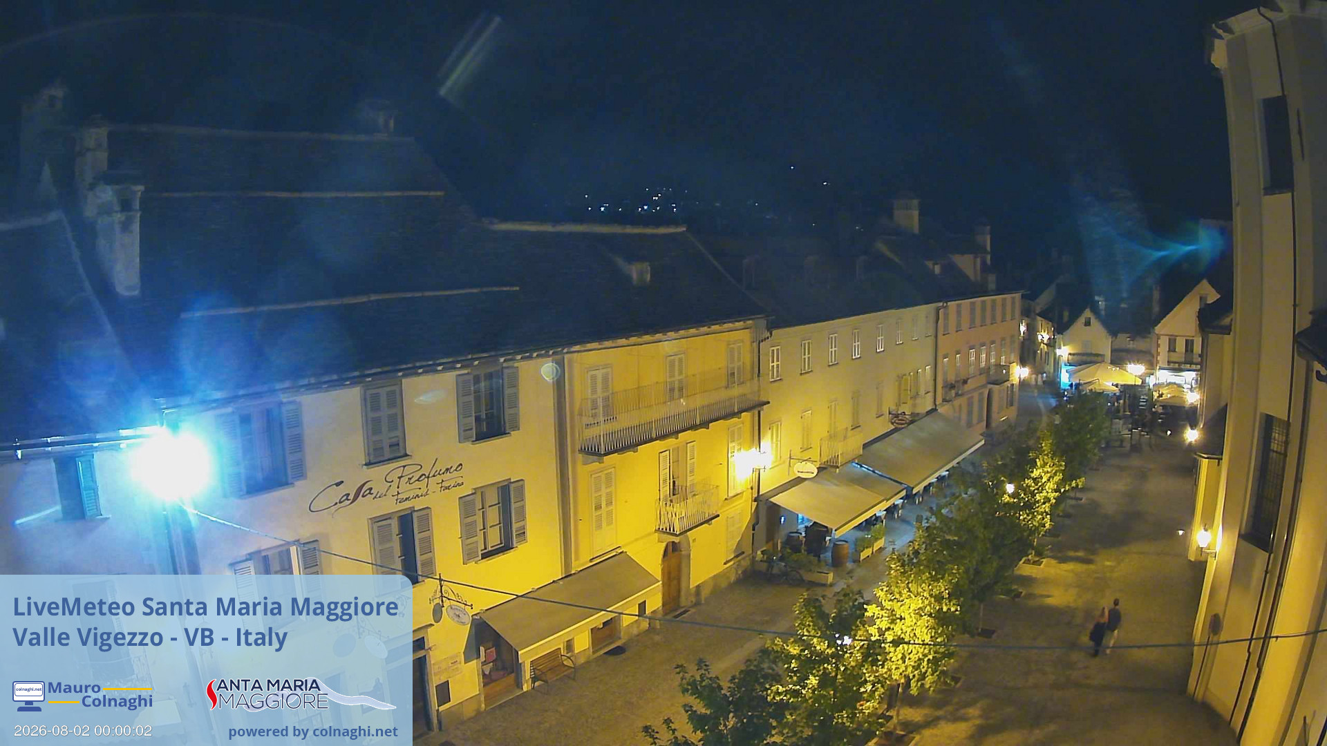 time-lapse frame, Santa Maria webcam