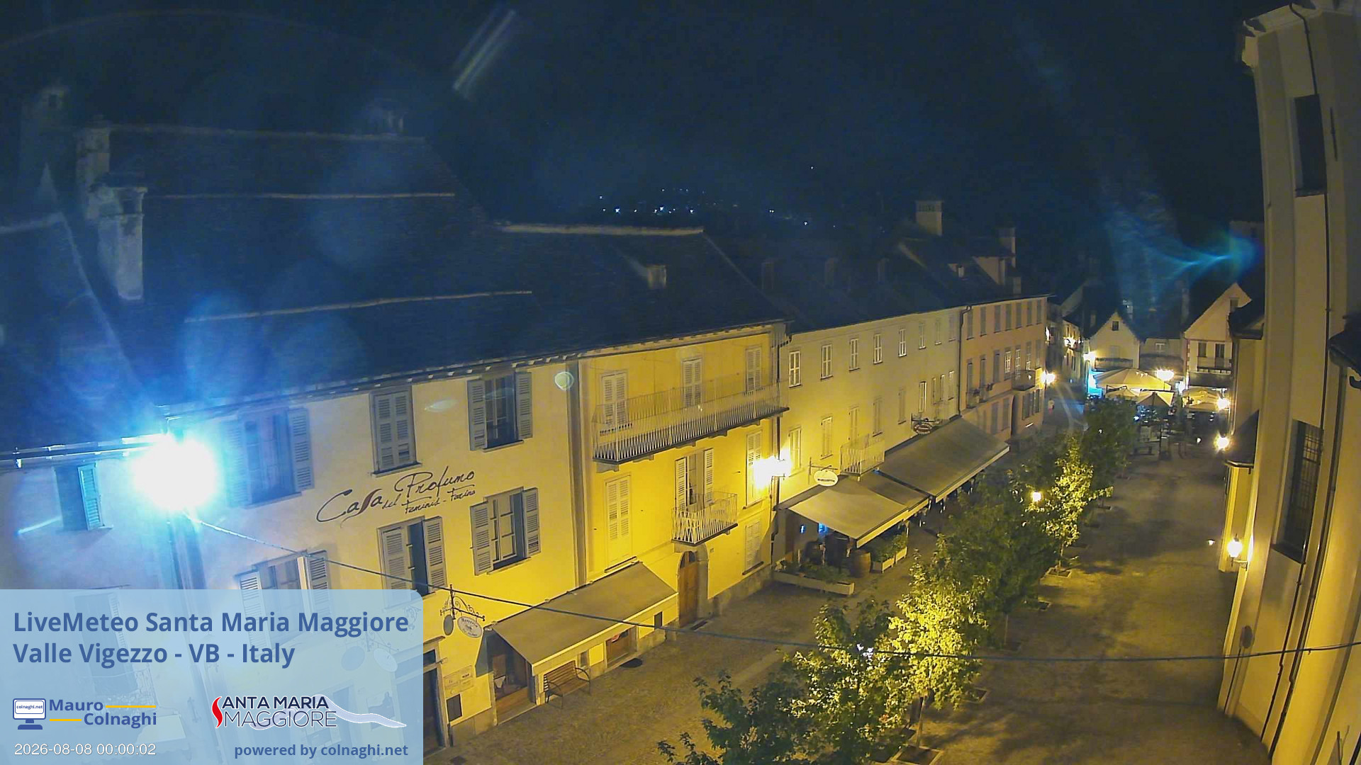 time-lapse frame, Santa Maria webcam