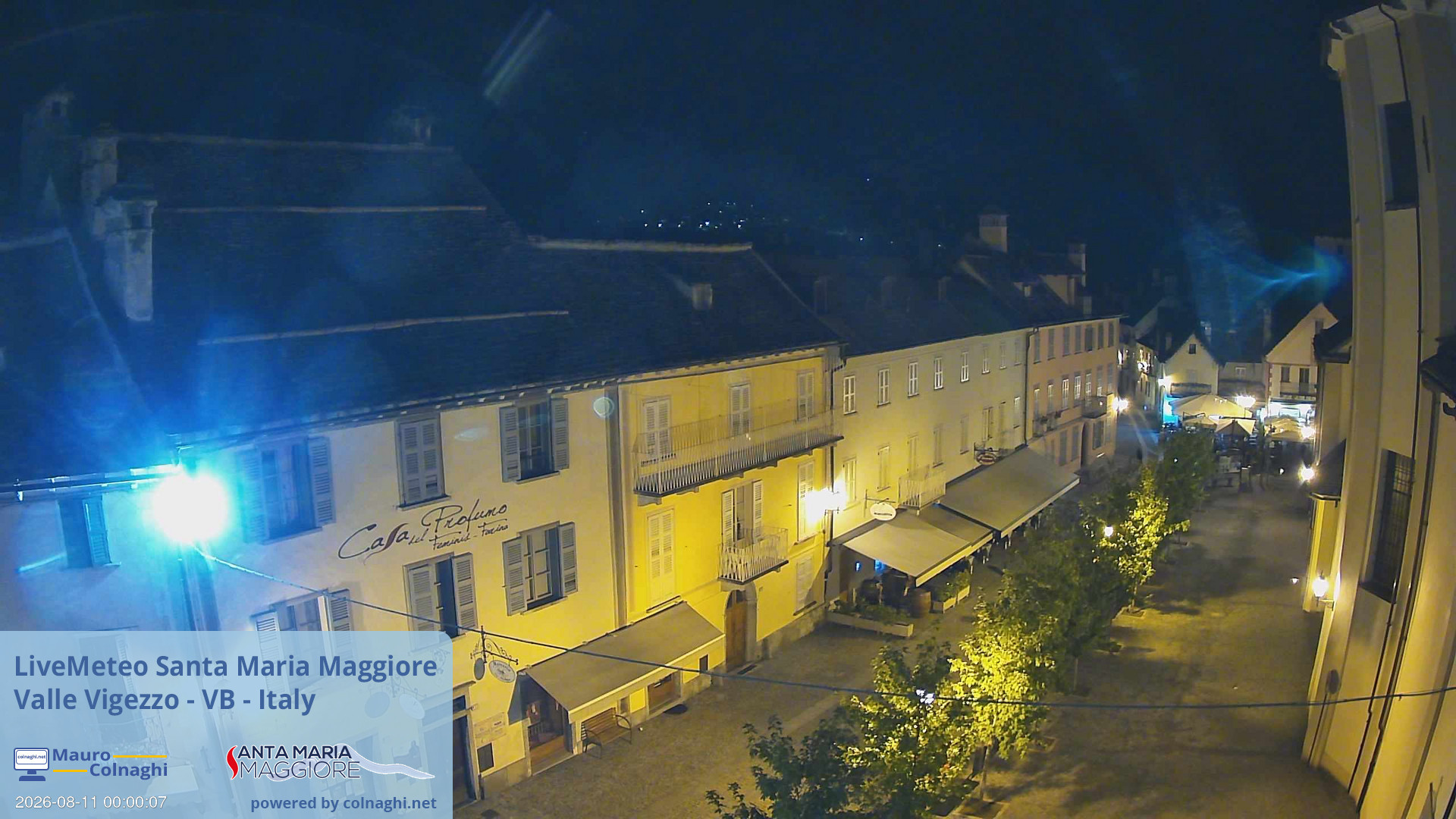 time-lapse frame, Santa Maria webcam