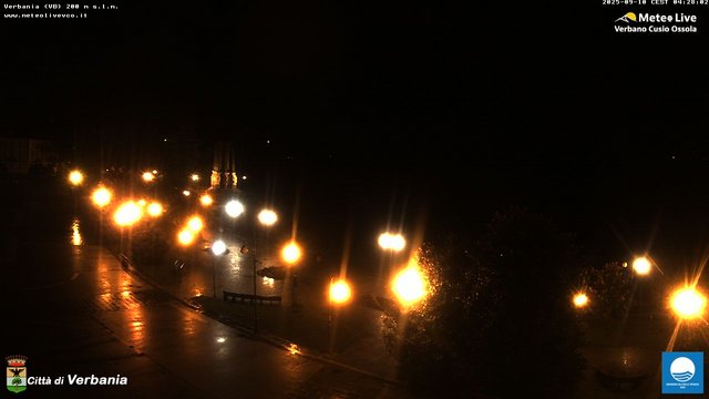 time-lapse frame, Verbania webcam