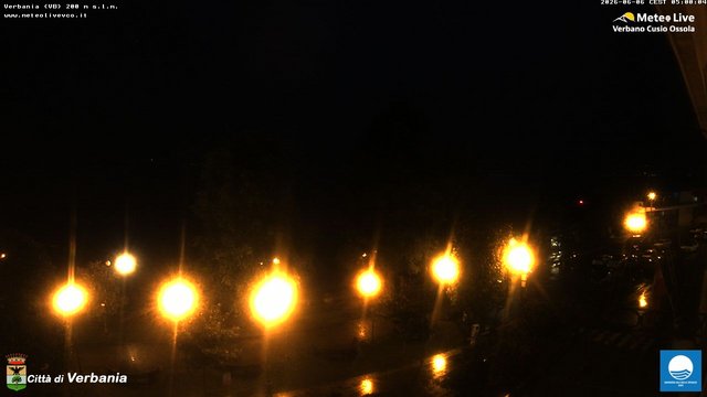 time-lapse frame, Verbania webcam
