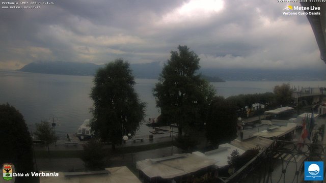 time-lapse frame, Verbania webcam
