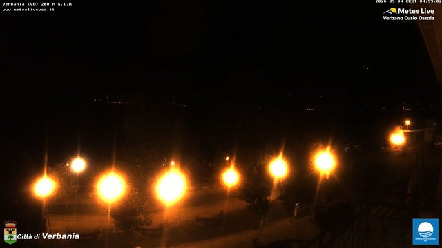 time-lapse frame, Verbania webcam