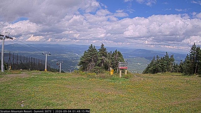 time-lapse frame, Stratton Summit webcam