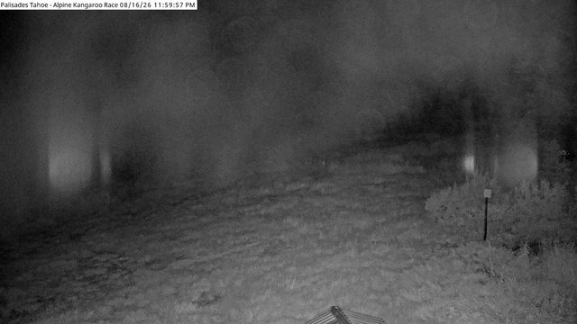 time-lapse frame, Palisades Tahoe Alpine Race webcam