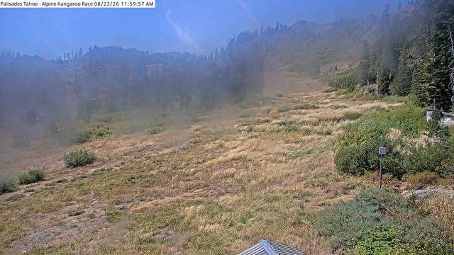 view from Palisades Tahoe Alpine Race on 2026-08-23