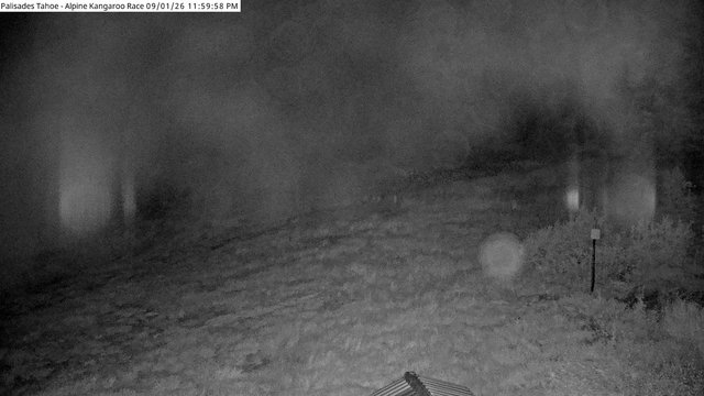 time-lapse frame, Palisades Tahoe Alpine Race webcam