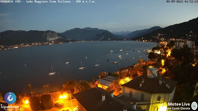 time-lapse frame, Verbania vista ovest webcam