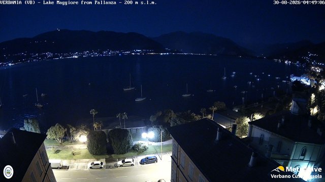 time-lapse frame, Verbania vista ovest webcam