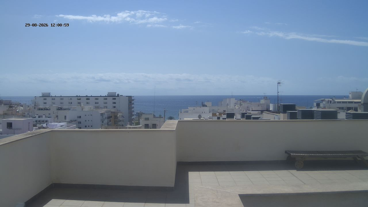view from Santa Eulalia Wettercam on 2026-08-29