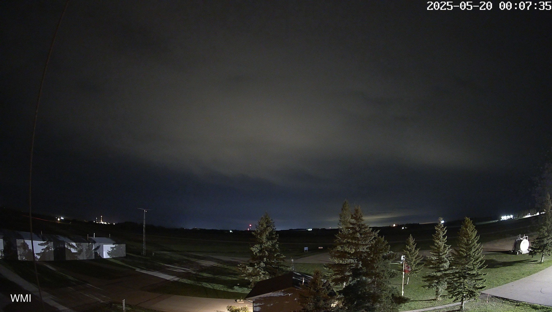 time-lapse frame, Olds Radar North webcam