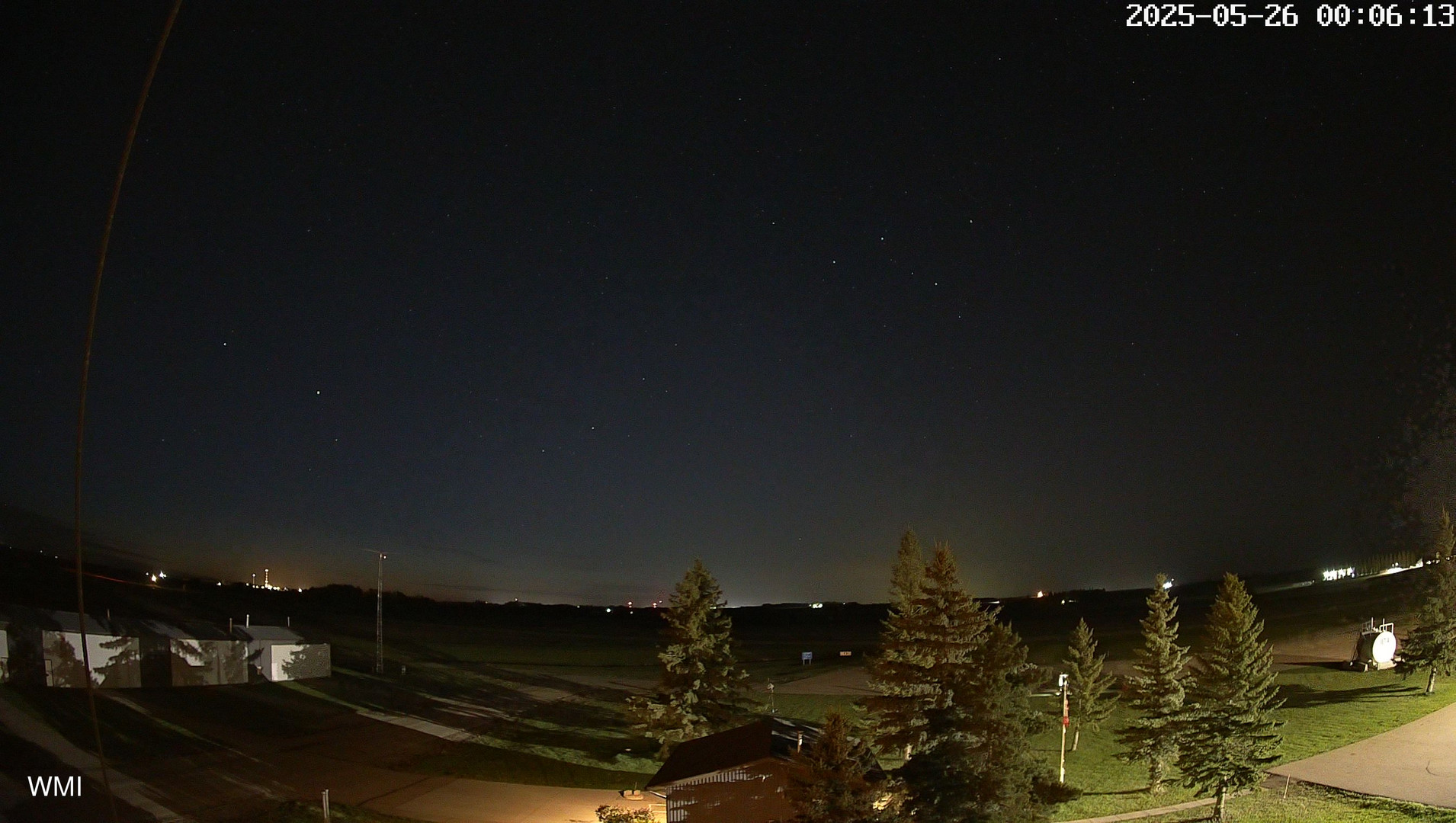 time-lapse frame, Olds Radar North webcam
