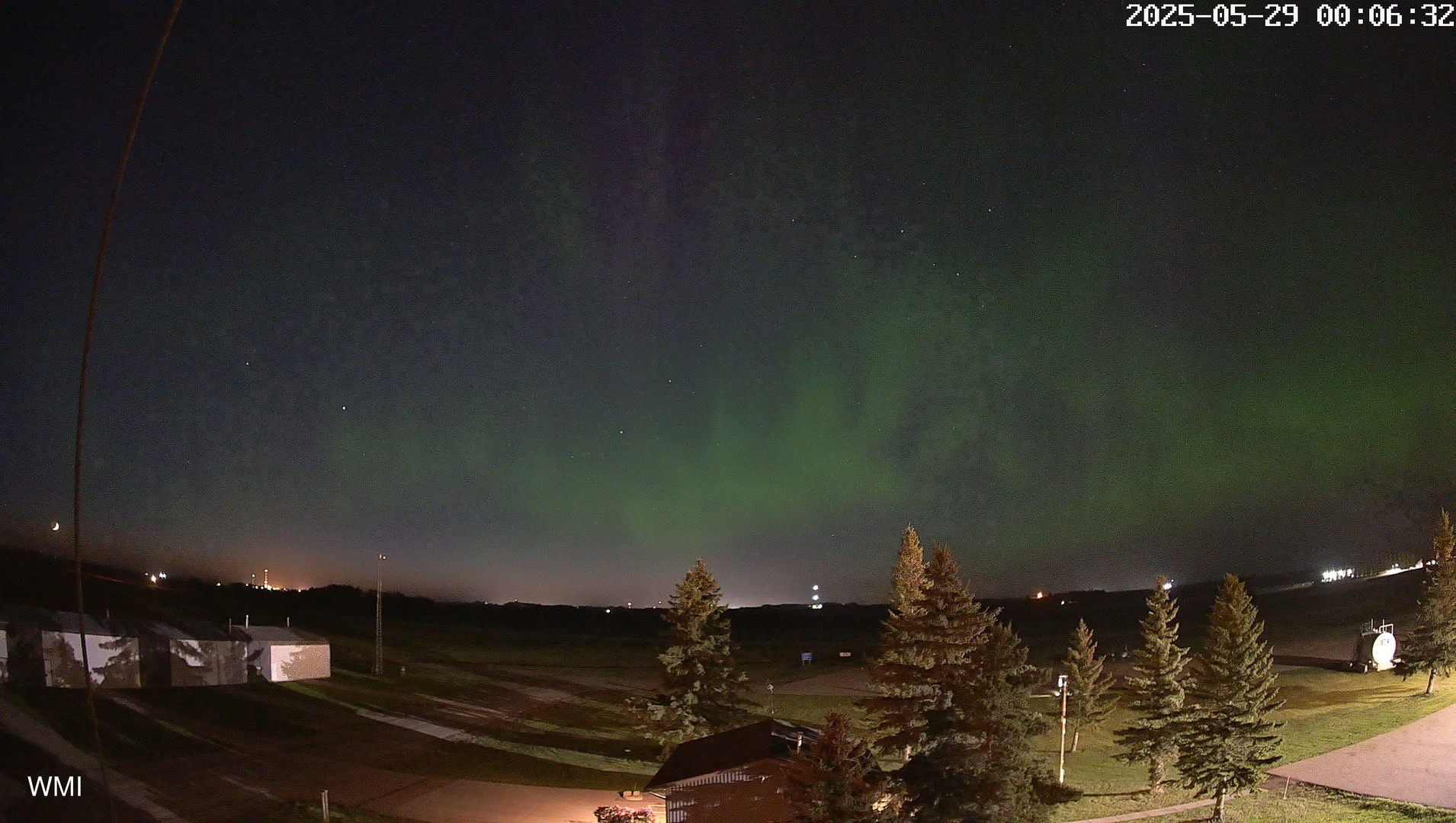 time-lapse frame, Olds Radar North webcam