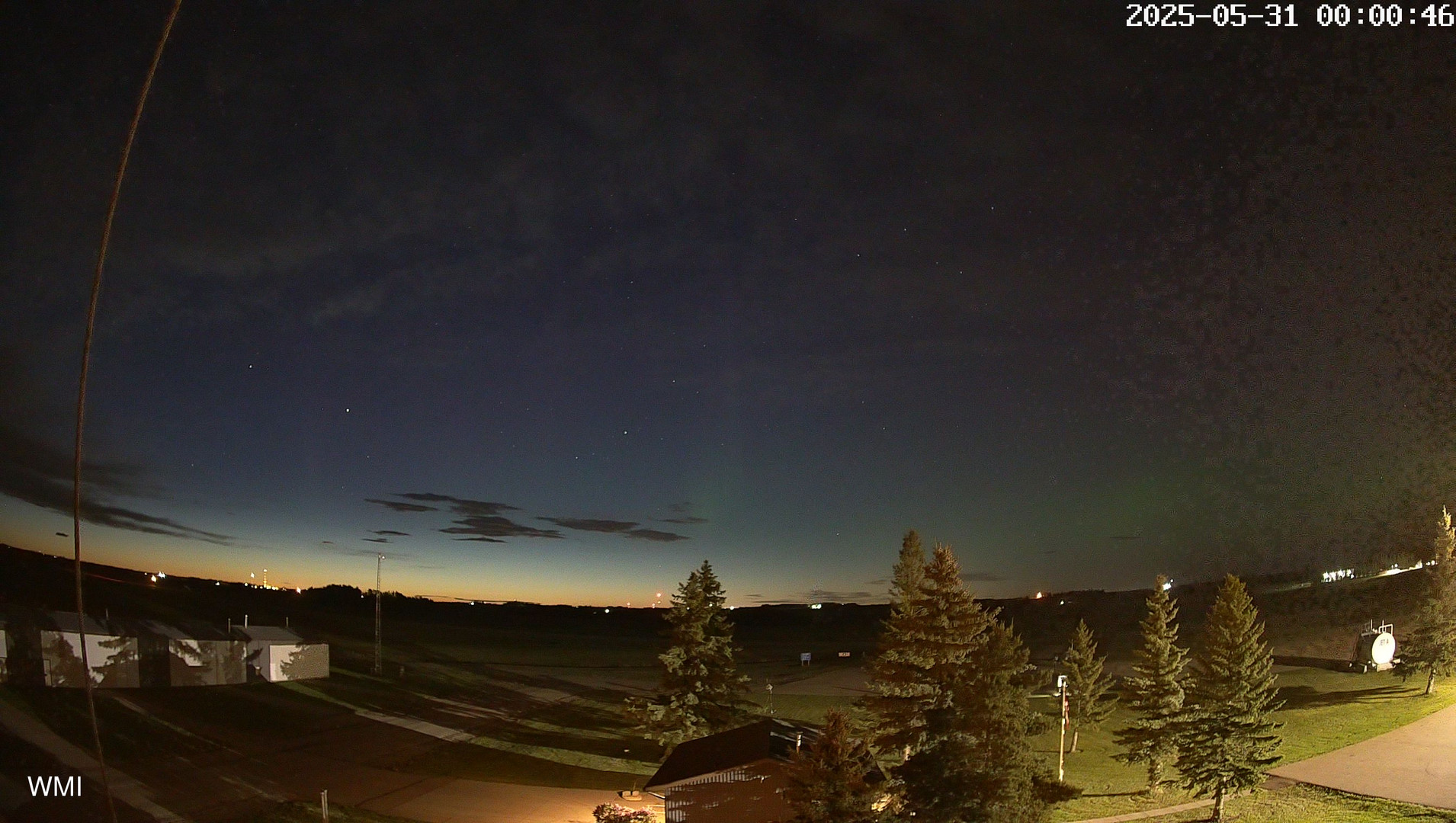 time-lapse frame, Olds Radar North webcam