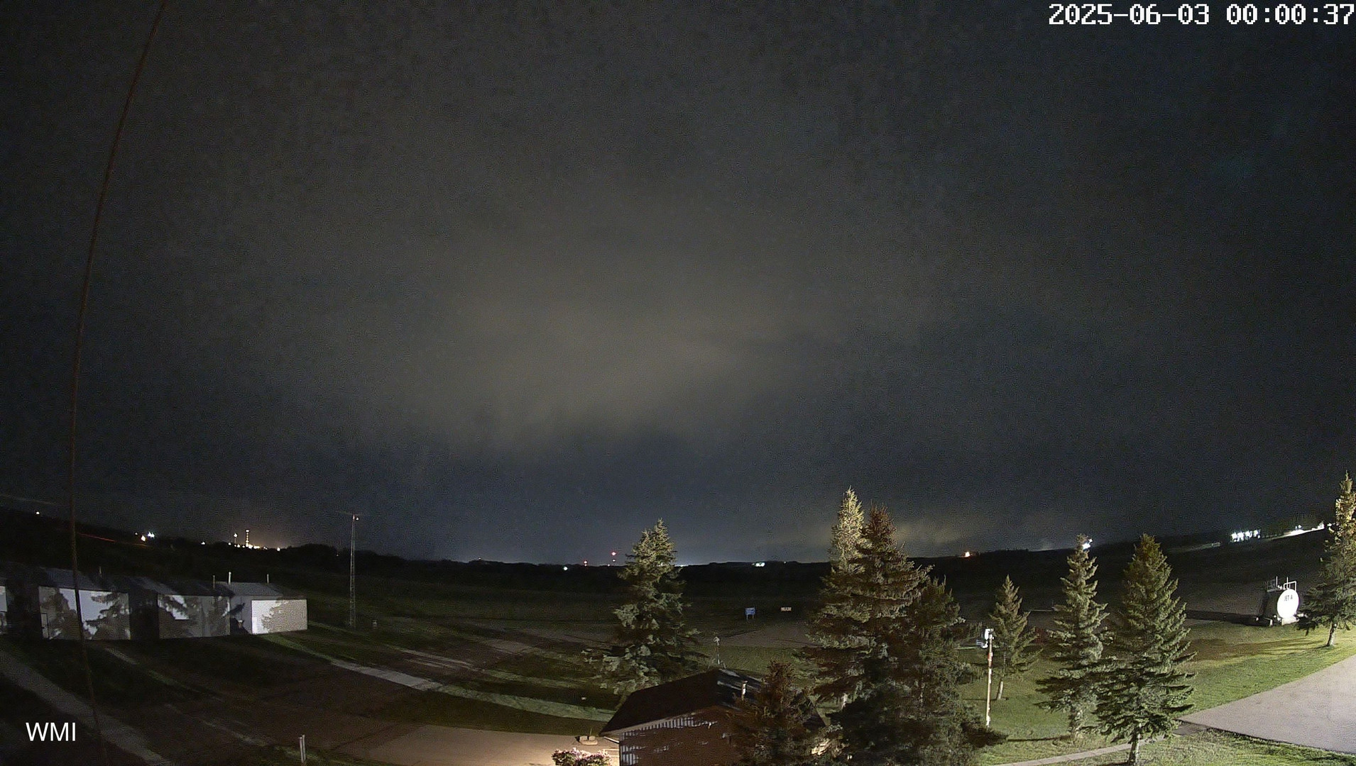 time-lapse frame, Olds Radar North webcam