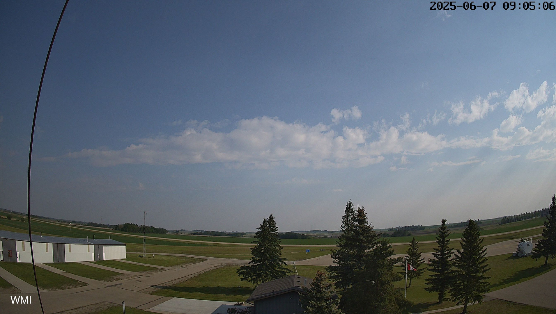 time-lapse frame, Olds Radar North webcam