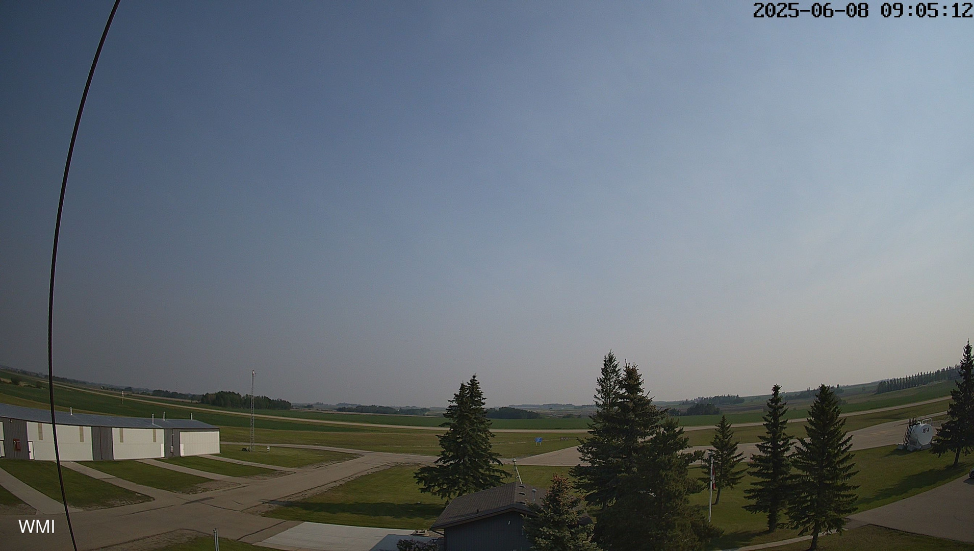time-lapse frame, Olds Radar North webcam