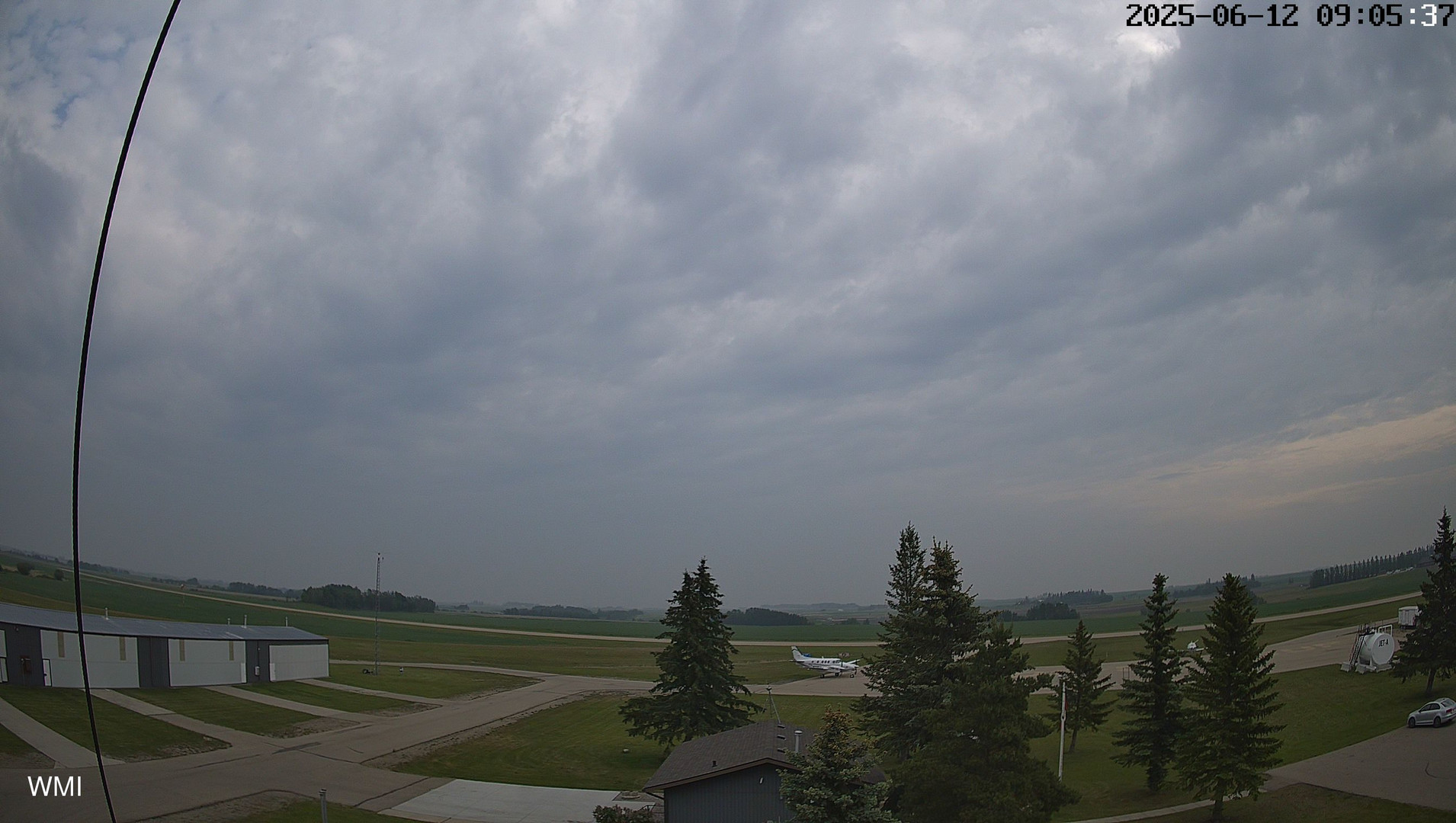 time-lapse frame, Olds Radar North webcam