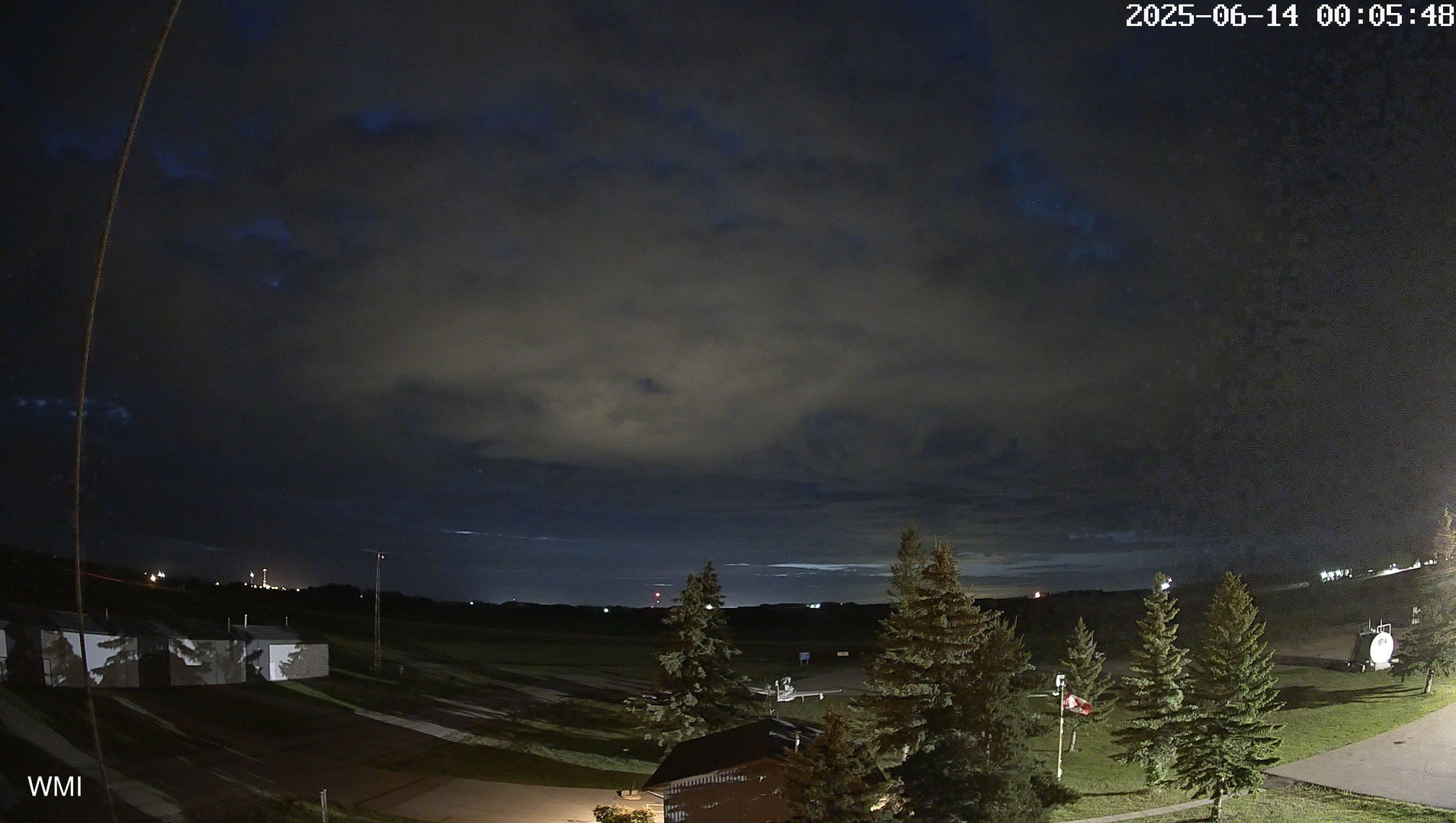 time-lapse frame, Olds Radar North webcam