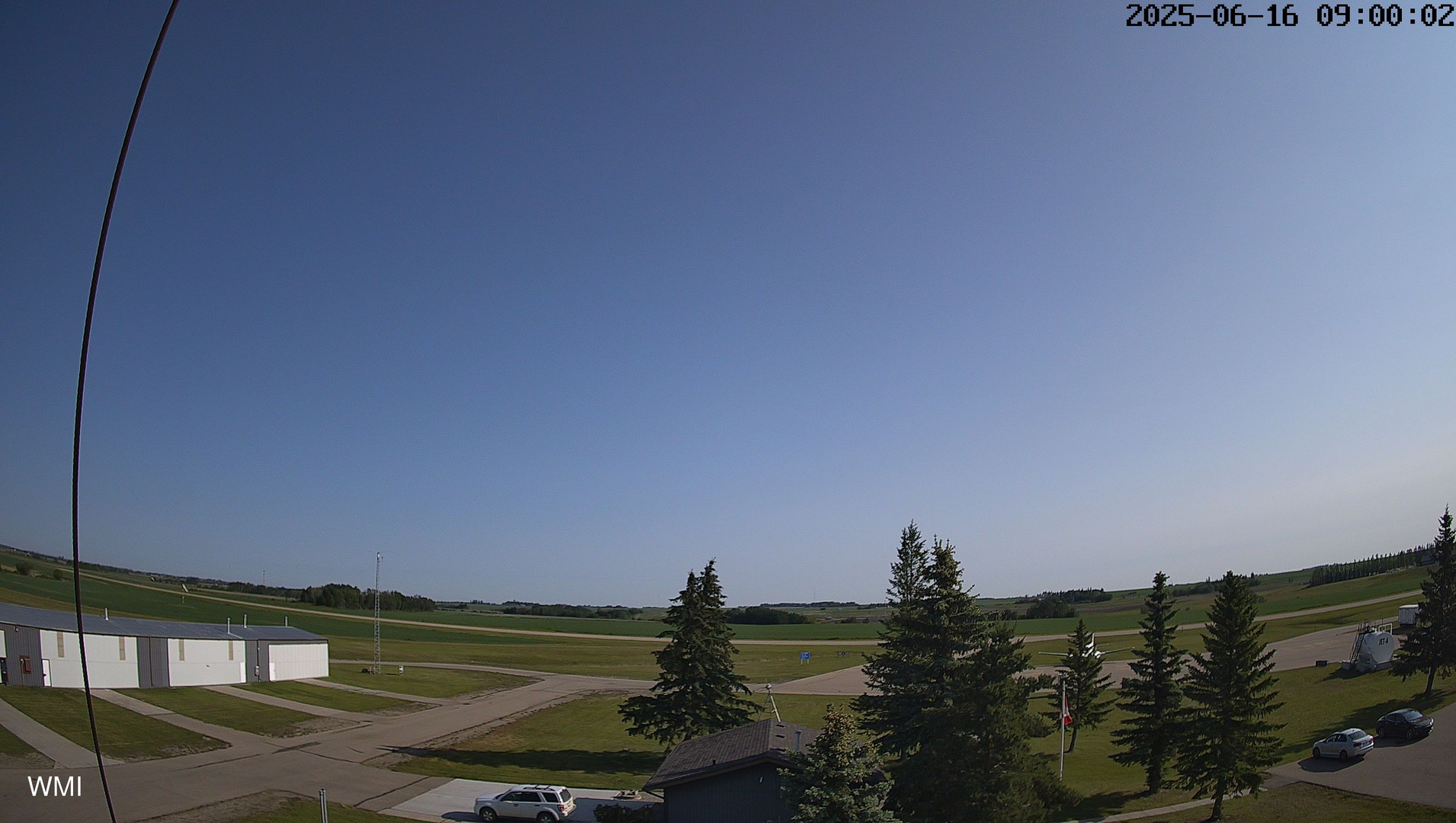 time-lapse frame, Olds Radar North webcam